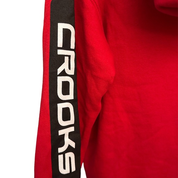 Crooks and Castles Red Sweatshirt Size Medium New!!! - Picture 2 of 4